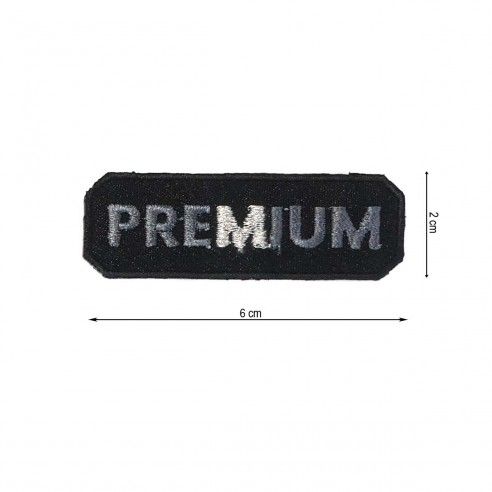 Parche termo Premium 6x2cm. Varios colores