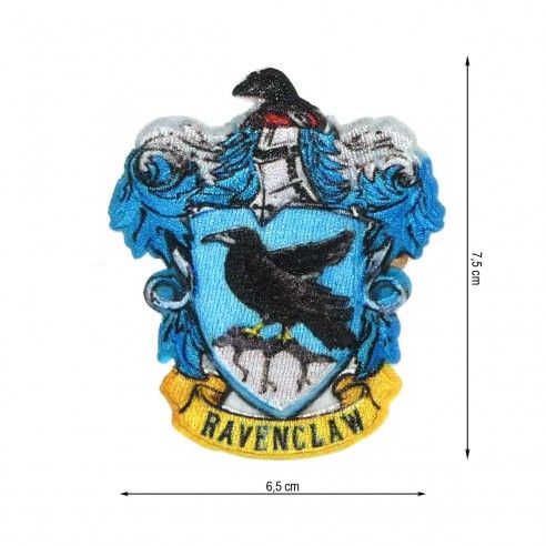 Parche termo escudo Ravenclaw 65x75mm
