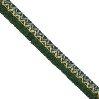 Fleco acrílico bicolor con zigzag de 2cm. Varios colores