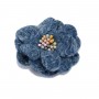 Flor de mohair con semillas 4,5cm. Varios colores