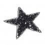 Aplicación termo tupis estrella negra 7cm