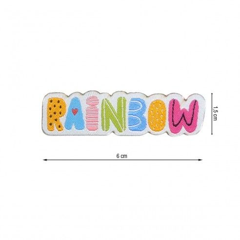 Parche termo tejido Rainbow