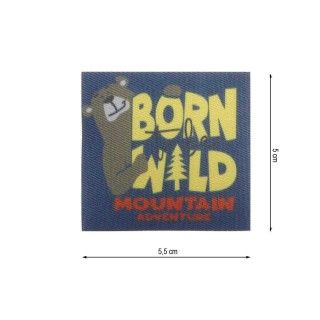 Parche termo infantil oso Born Wild