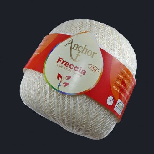 Ovillo para crochet Freccia crudo nº6. 200gr