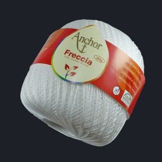 Ovillo para crochet Freccia blanco nº6. 200gr