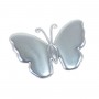 Parche termo mariposa metalizado relieve