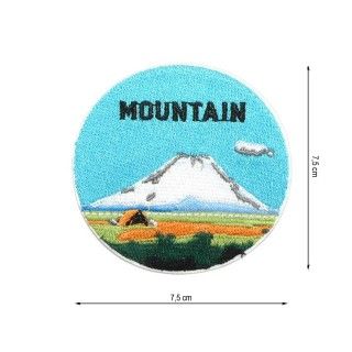 Parche termo bordado Mountain paisaje