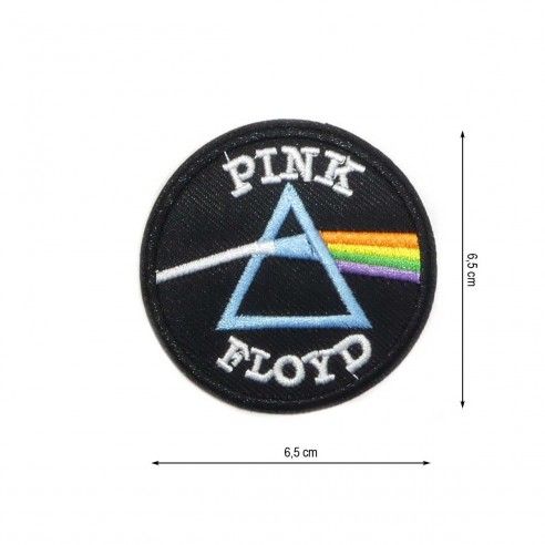 Parche termo bordado Pink Floyd 65mm