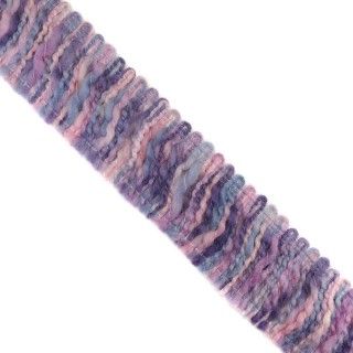 Fleco de lana rizado matizado 4,5cm. Varios colores
