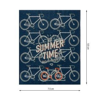 Parche termo 75x95mm bordado Summer Time Relax