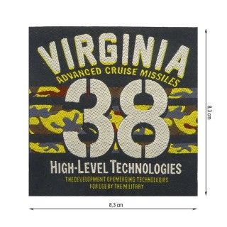 Parche termo tejido Virginia 38