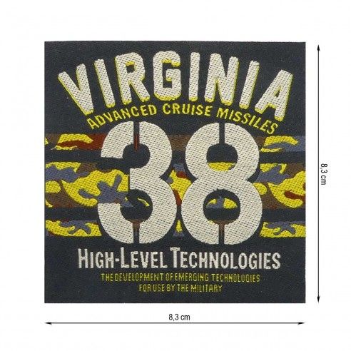 Parche termo tejido Virginia 38