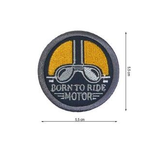 Parche termo casco motorista 55x55mm