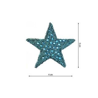 Parche termo 4cm Estrella con strass. Varios colores