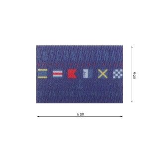 Parche termo 6x4cm International banderas