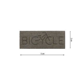 Parche termo antelina Bicycle 5x2cm