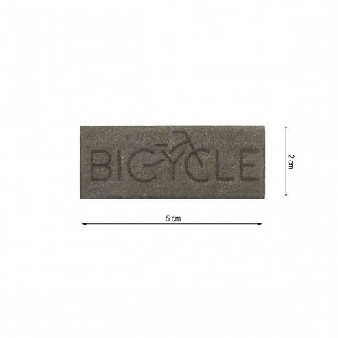 Parche termo antelina Bicycle 5x2cm