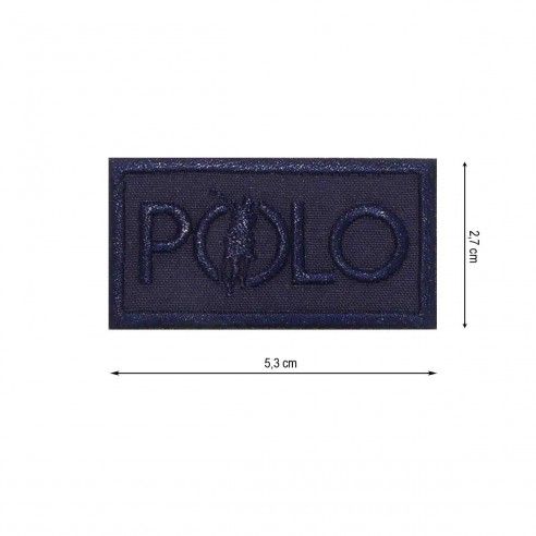 Parche termo Polo 53x27mm. Varios colores