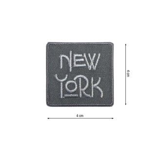 Parche termo New York 4x4cm. Varios colores