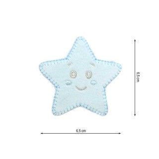 Parche termo para bebé Estrella 65mm. Varios colores
