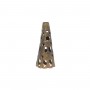 Terminal para cordón cono calado 7mm. Varios colores
