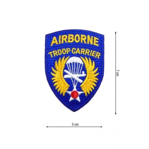 Parche termo bordado escudo paracaidista 5x7cm