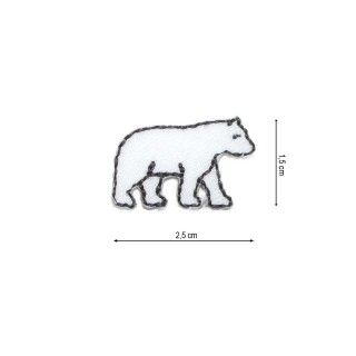 Parche termo mini oso polar 25x15mm