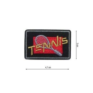 Parche termo bordado Tennis 47x30mm