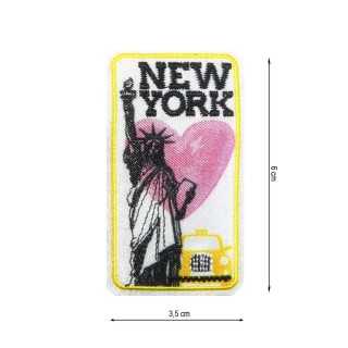 Parche termo 35x60mm bordado New York