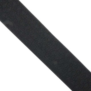 Cinta de goma elástica negra con diseño trenzado 5cm