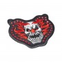 Parche termo calavera payaso con tachas 75x60mm