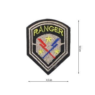 Parche termo escudo militar Ranger 45x55mm