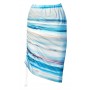 Patrón para falda mujer con frunce lateral 5811