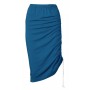Patrón para falda mujer con frunce lateral 5811