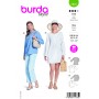 Patrón para blusa con botonadura mujer 5822