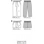 Patrón para pantalones unisex 4-11 años 9228