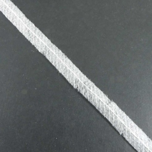 Rollo de 50m cinta de ligueta con refuerzo. 10mm ancho