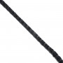 Cordón de rayón trenzado en negro 4mm