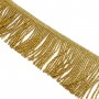 Fleco de rapacejo metalizado oro glassé 5cm