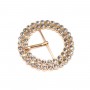 Hebilla joya redonda con strass 35mm