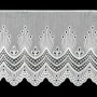Bordado ancho blanco 17cm. Arcos y bodoques
