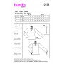 Patrón para blusa original mujer con manga larga 5752