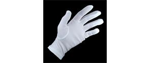 Guantes helanca en blanco para niño