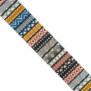 Cinta de goma elástica estampado áfrica 4cm