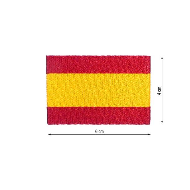 Parche termoadhesivo 60x40mm bordado Bandera España