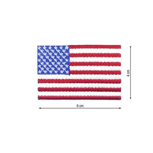 Parche termoadhesivo 60x40mm bordado Bandera EEUU