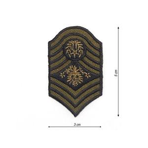 Parche termoadhesivo 30x50mm bordado Insignia militar