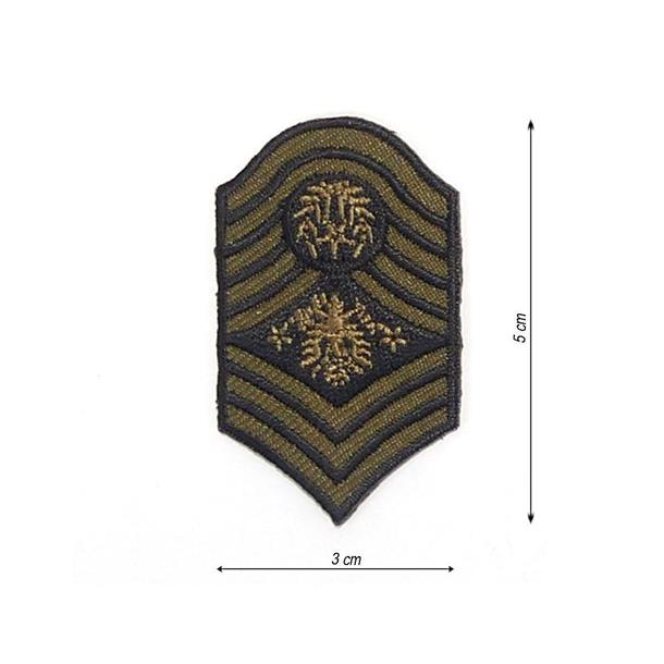 Parche termoadhesivo 30x50mm bordado Insignia militar