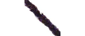 Galón de plumas en tonos púrpura 2cm