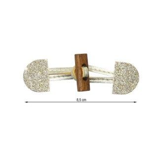 Broche de trenka dorado 8,5cm